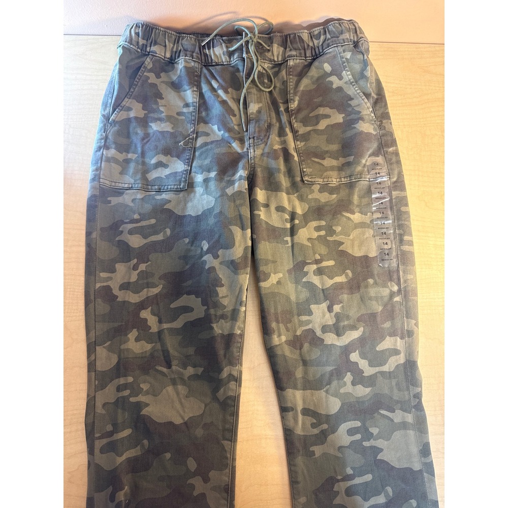 American Eagle Ne(x)t Level Stretch Jegging Jogger Camo Green Pants S14 32W NWT